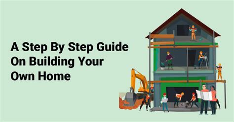 building your own home step by step.